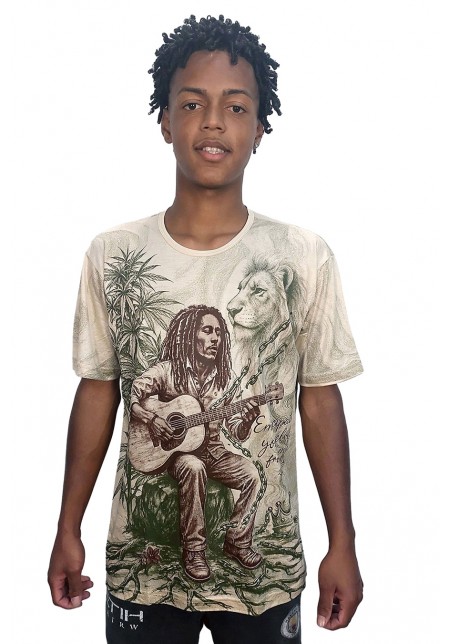 CAMISETA M CURTA BOB VIOLÃO 