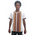  CAMISETA DE ALGODÃO GEOMETRICA 