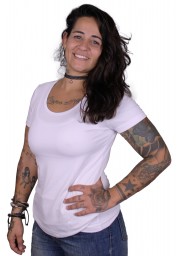 BABY LOOK VISCOLYCRA BRANCO