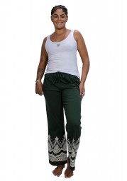 CALCA DE ALGODÃO VERDE