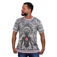 CAMISETA INDIGENA FOLHAS 