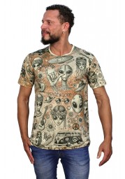 CAMISETA ET HIPPIE T.SHIRT MC  