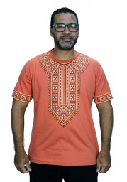  CAMISETA DE ALGODÃO MANDALA EGIPCIA 