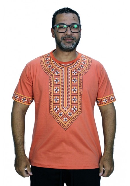  CAMISETA DE ALGODÃO MANDALA EGIPCIA 