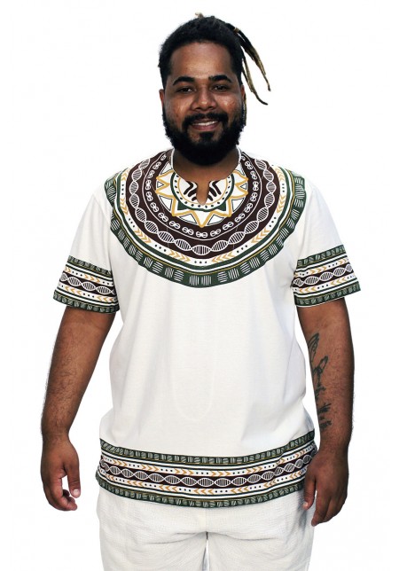 BATA ALGODAO MANDALA AFRICANA 