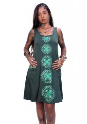 VESTIDO BOLSO VISCOLYCRA 