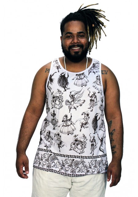 REGATA MASCULINA SAO JORGE ORAÇÃO