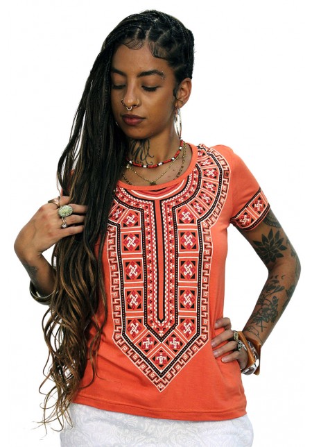 BABY LOOK VISCOLYCRA GOLA EGIPCIA  