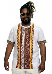  CAMISETA DE ALGODÃO GEOMETRICA 