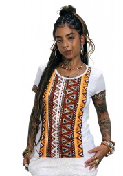 BABY LOOK  VISCOLYCRA GEOMÉTRICA 