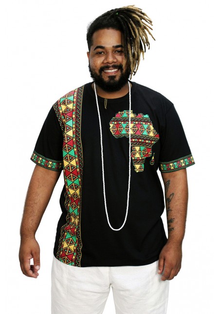  CAMISETA DE ALGODÃO  MAPA 